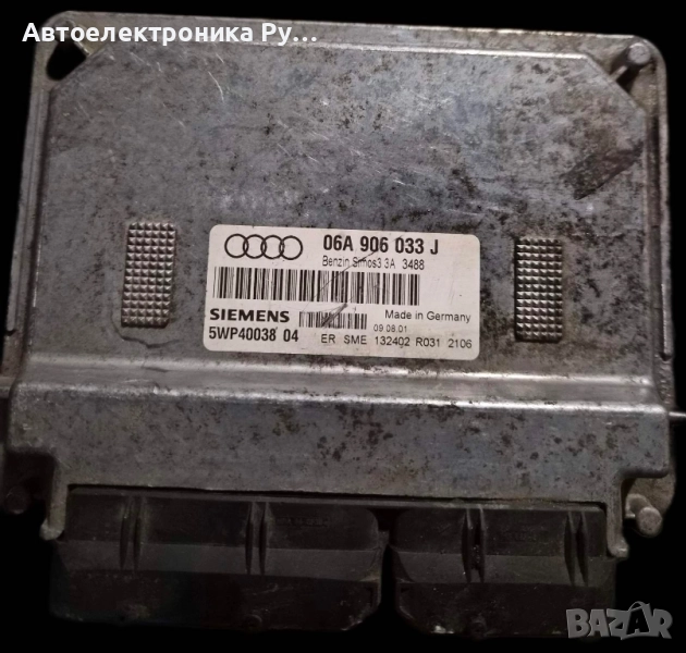 компютър Audi A3 1.6 ,06A906033J ,5WP40038, SIMOS 3.3A, снимка 1