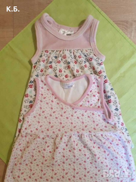 Плюшени роклички/ сукманчета  р-р 68, снимка 1