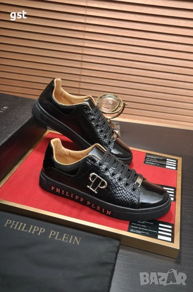 Уникални Редки Philipp Plein Snake Leather Спортни обувки маратонки кецове гуменки мъжки дамски , снимка 1