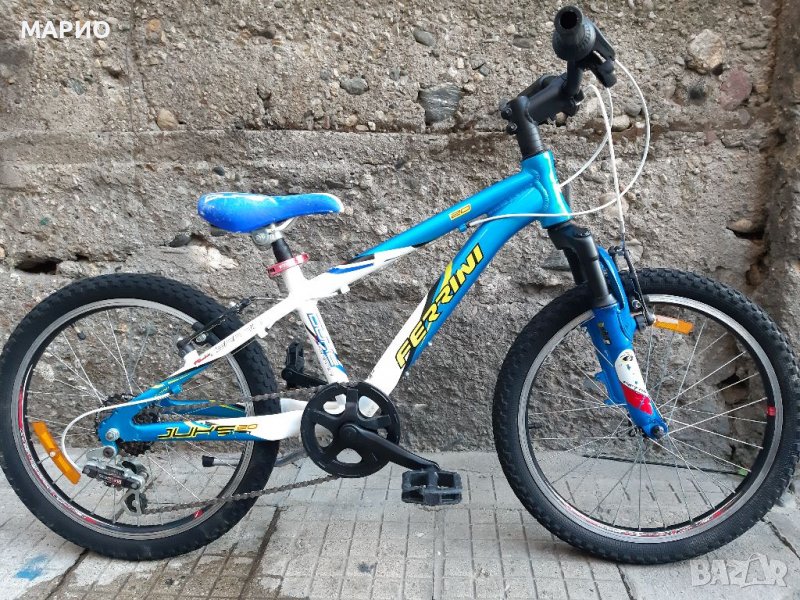 Алуминиев 20цола Детски велосипед 6скорости шимано Ferini с амортисьор, снимка 1