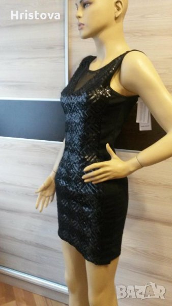Елегантна рокля с пайети, снимка 1