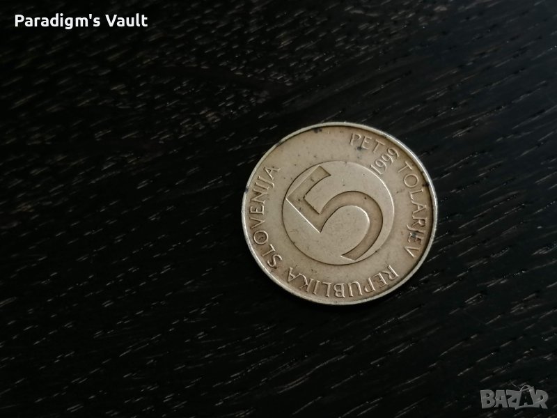 Монета - Словения - 5 толара | 1999г., снимка 1