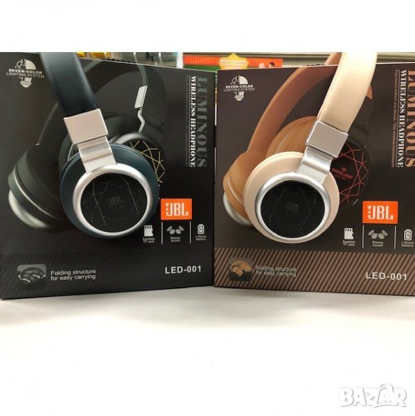 Безжични Блутут Слушалки JBL LED-001 LUMINOUS WIRELESS HEADSET, снимка 1