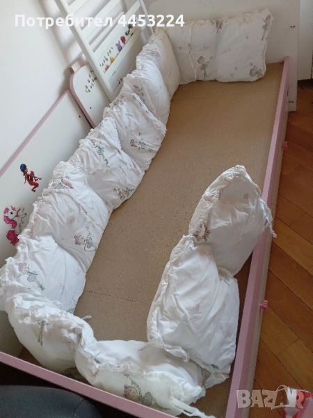 Обиколници за детски легла,матрак от алое вера и чаршафчета, снимка 1