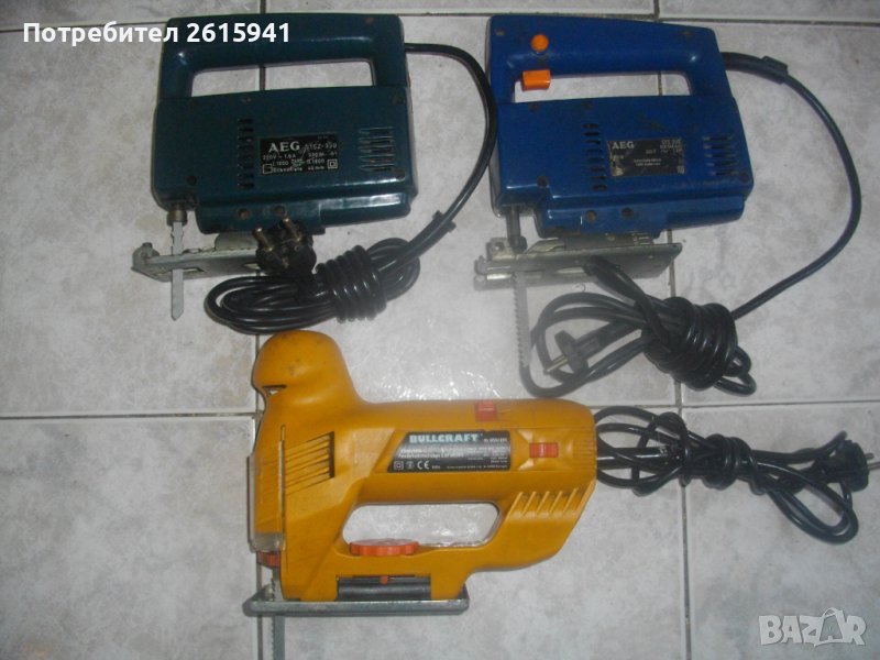 AEG-BULCRAFT-330W-350W-400W-Немско Професионално Зеге/Вертикален Прободен Трион-Отличен-Регулация, снимка 1