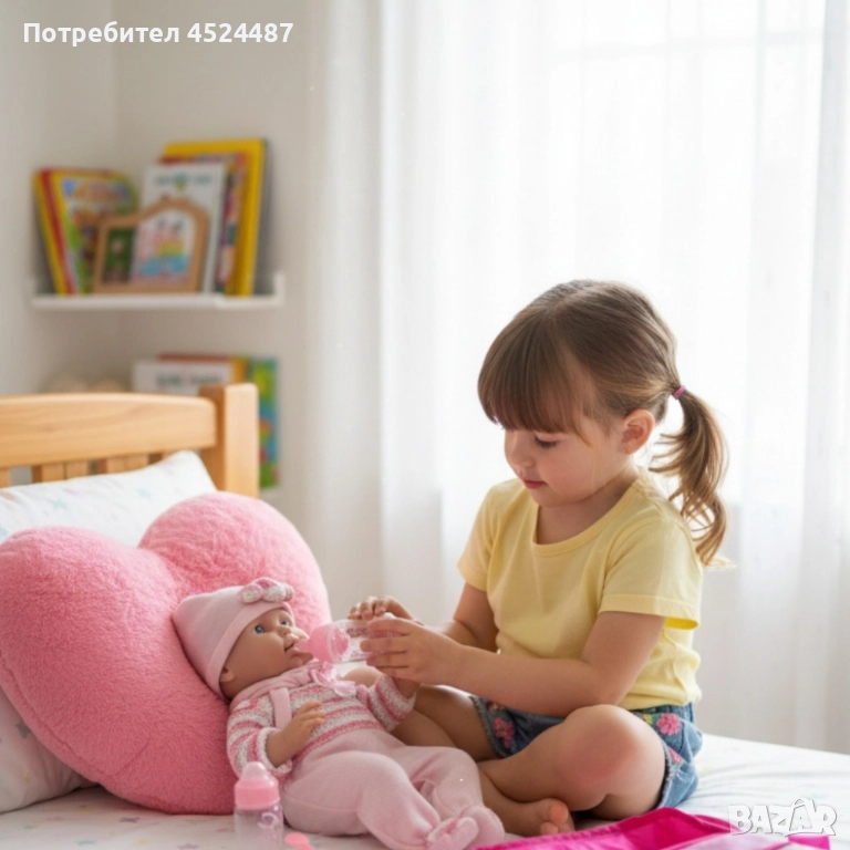 Кукла бебе с пълен комплект , снимка 1