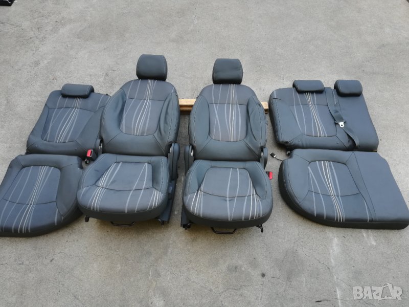 Салон Chevrolet Spark (2010-2015г.) полукожен / седалки Шевролет Спарк, снимка 1