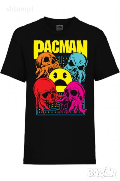 Детска тениска Nintendo PacMan,Игра,Гейм,Геймър,Подарък,Изненада,Повод,Празник,Събитие., снимка 1
