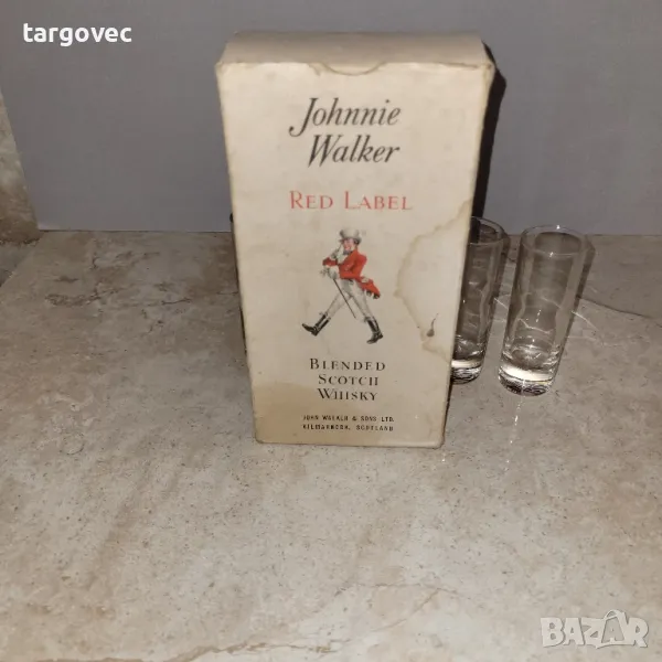 старинна кутия от уиски Johnnie Walker 50-те години, снимка 1