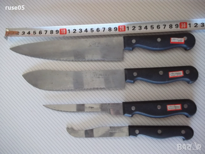 Лот от 4 бр. ножа "Chef Master", снимка 1