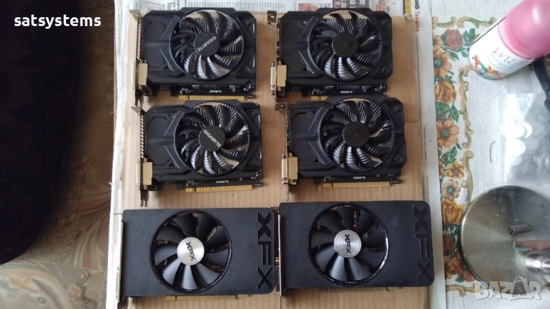 8 броя неработещи видео карти., снимка 1