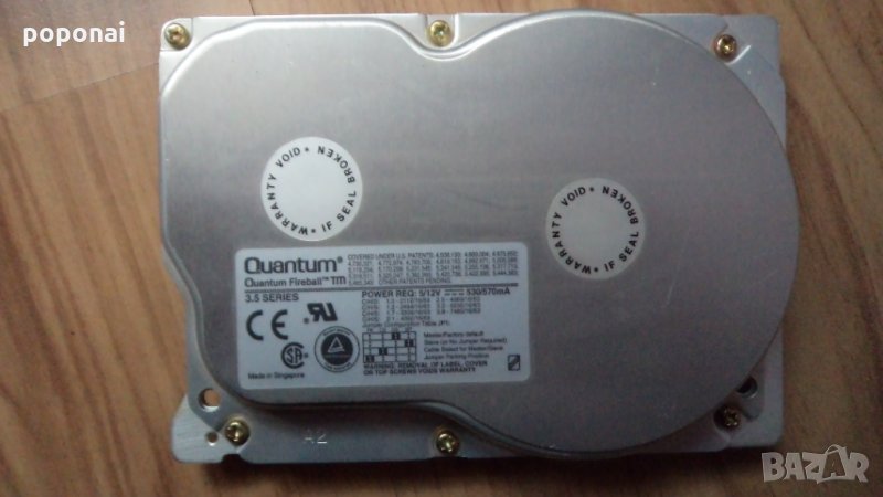 Харддиск quantum fireball 1280 at, снимка 1