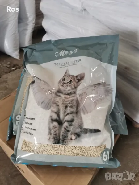 Тофу котешка тоалетна 6л. /2.5 кг, снимка 1