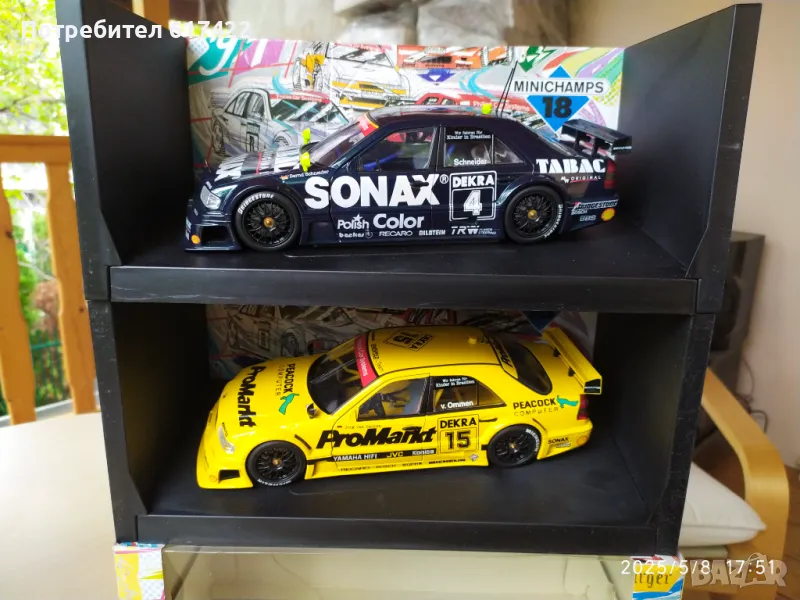 1:18 Метални Модели на MERCEDES C-Klass DTM Team AMG - UT models, снимка 1