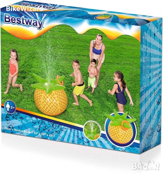 Детска пръскачка за вода ананас Bestway Kids - Вкл. надуваем пръстен НОВА, снимка 1