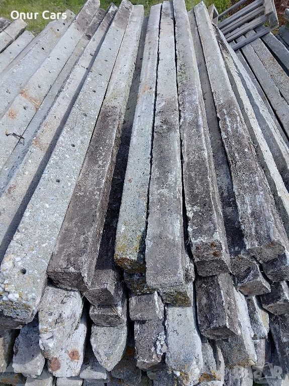 Бетонни колове (35 броя), снимка 1