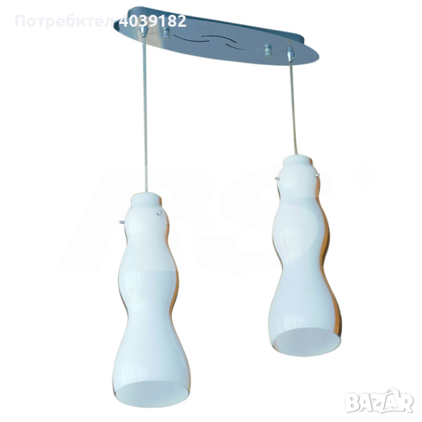  Полилей RS 91584-2H BK+OR 2XE27 (313100), снимка 1