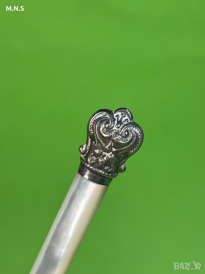 Английкса сребърна  Лъжица за сладко., снимка 1