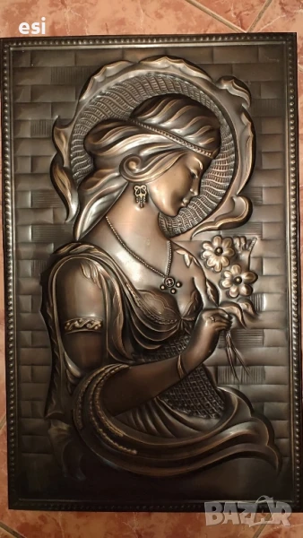 медна картина , снимка 1