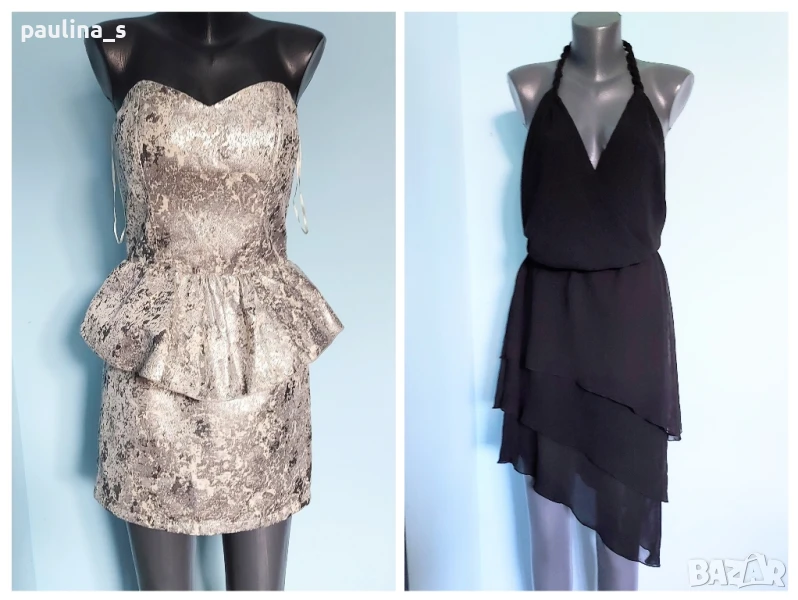 Два различни броя / Рокля за повод с корсет "Bik Bok" и с гол гръб "Only" , снимка 1