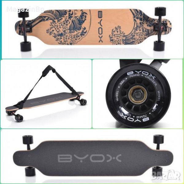 ЛОНГБОРД 41“ Byox Longboard Скейтборд до 100кг , снимка 1