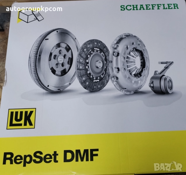 КОМПЛЕКТ СЪЕДИНИТЕЛ + МАХОВИК ЗА VAG 105к.с. LUK 600 0016 00, снимка 1