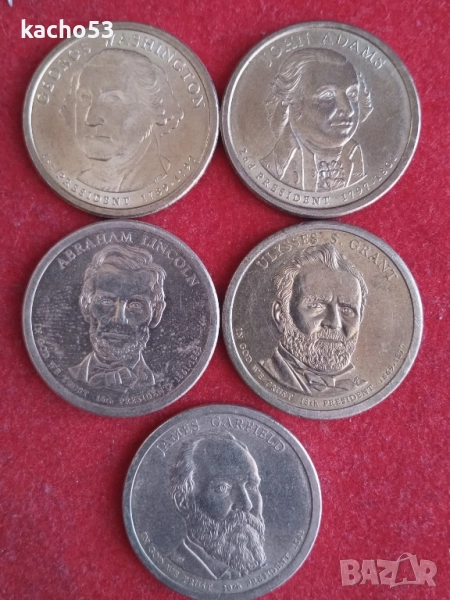 1 долар 2007-2011 г. Президенти , САЩ, снимка 1