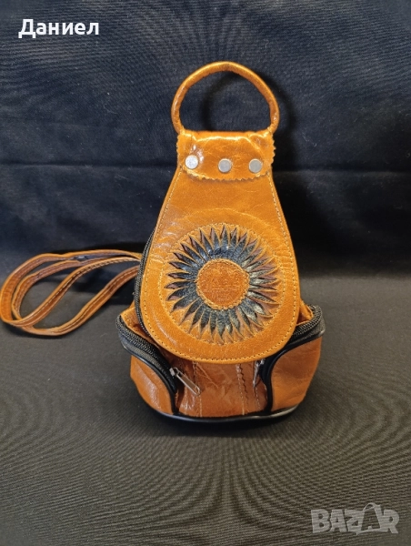 Мароканска кожена чантичка, снимка 1