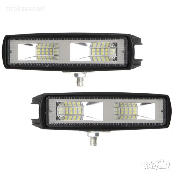 2 БРОЯ 48W 12V LED Халогени LED фарове Диодни фарове Халогени, снимка 1