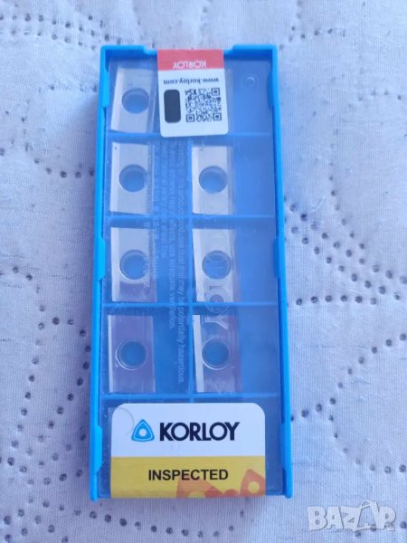 10 броя стругарски пластини Korloy APMT1604 MA H01 фрезови, снимка 1