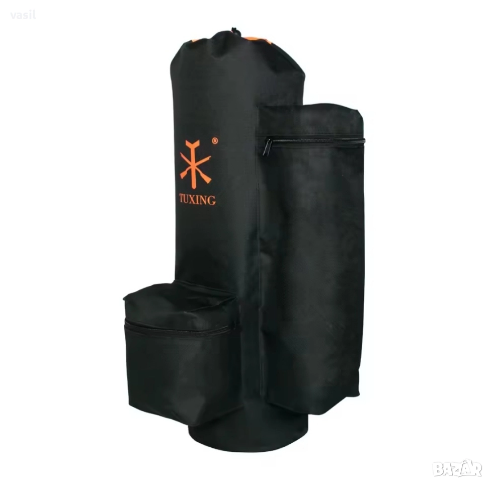 Черен калъф TUXING за карбонова бутилка 6.8 L / 9 L, снимка 1