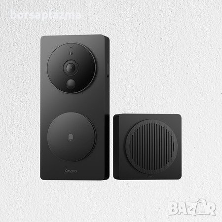 БЕЗЖИЧЕН СМАРТ ДОМОФОН AQARA SMART VIDEO DOORBELL G4, снимка 1