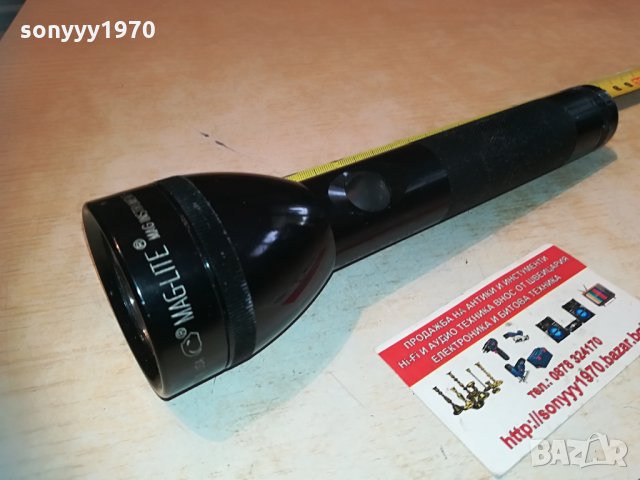 mag-lite made in usa 22см-метален прожектор 2904211923, снимка 12 - Екипировка - 32722058