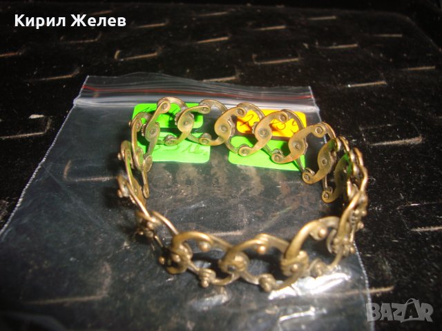 19 ВЕК ВЪЗРОЖДЕНСКА РАЗТЕГАЕМА БРОНЗОВА ГРИВНА РЪЧНА ИЗКЛЮЧИТЕЛНО МАЙСТОРСКА ИЗРАБОТКА УНИКАТ 22739, снимка 6 - Гривни - 33215259