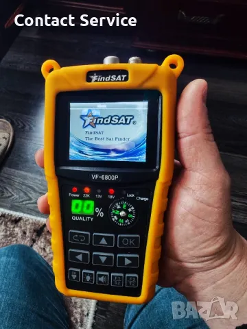 FindSat VF-6800P.Уред за измерване сателитен,цифров,аналогов сигнал и камери, снимка 4 - Други инструменти - 49275142