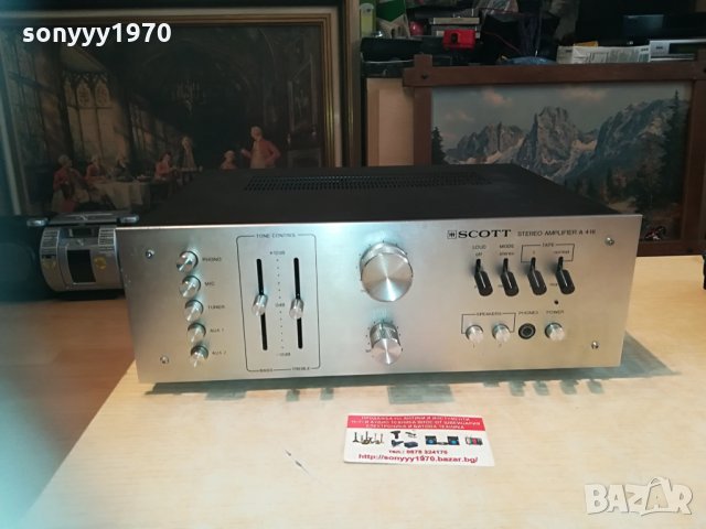 поръчан⭐scott a416 amplifier-made in usa 2704211403⭐, снимка 2 - Ресийвъри, усилватели, смесителни пултове - 32696574