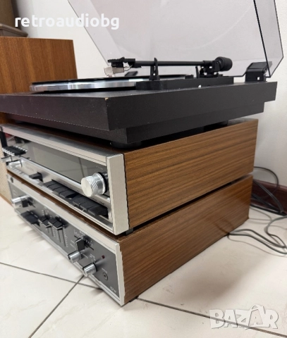 🔊Винтидж аудио сет DUAL усилвател + тунер + грамофон + тонколони Sharp🔊, снимка 4 - Аудиосистеми - 51855010