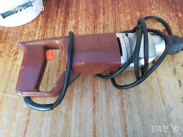 заявена-Елпром BZ16A Българска двускоростна бормашина(Дрелка) ОТ СОЦА 1110252045, снимка 5 - Бормашини - 52021836