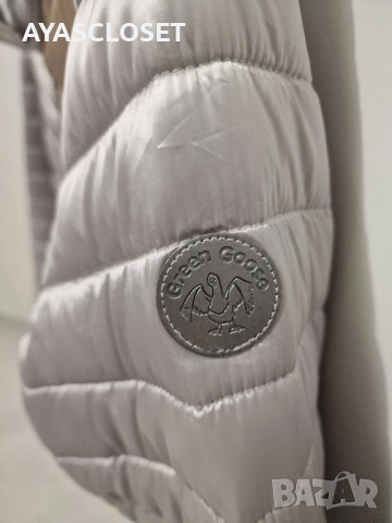 Дамско яке с пух Green Goose , снимка 3 - Якета - 52328941