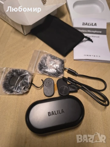 Безжичен микрофон Lavalier за iPhone/Android с шумопотискане, мини микрофон с USB-C жак,  , снимка 3 - Микрофони - 51177269