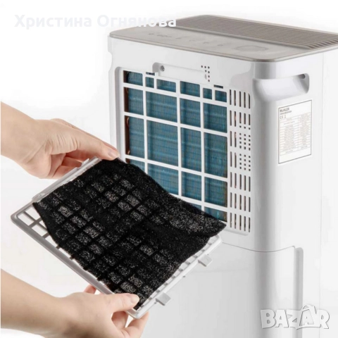 Влагоуловител Muhler MHD-10T25 – 10L/24h с йонизатор и карбонов филтър, снимка 7 - Влагоабсорбатори и влагоуловители - 52605275