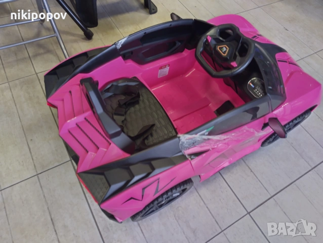 X Акумулаторна кола CORDOBA розова, снимка 5 - Детски велосипеди, триколки и коли - 53569563