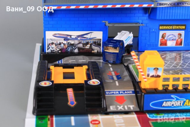 Сет конструктор "Летище" с килимче за игра, снимка 9 - Конструктори - 39376590