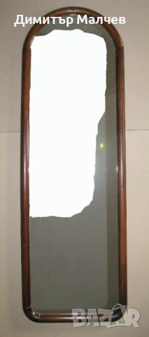 Огледало в дървена рамка 36 / 109 см, отлично, снимка 7 - Огледала - 53451101