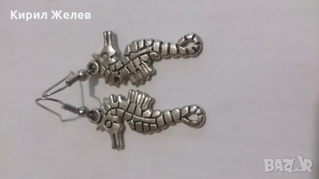 Маркови обеци водно конче -, снимка 4 - Обеци - 28827108