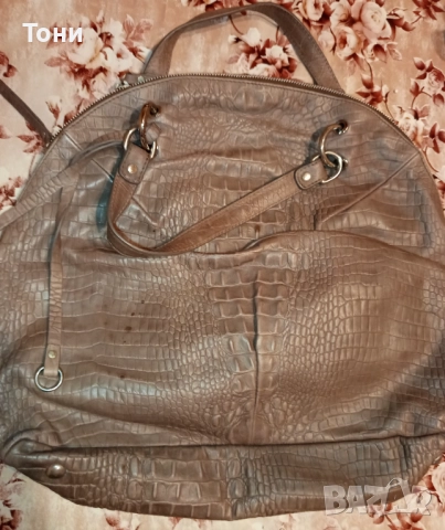 GIANNI CHIARINI Оригинал Нова Дамска Чанта Изцяло от Естествена Кожа , снимка 13 - Чанти - 52418714