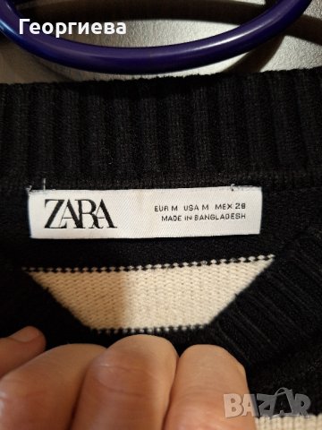 Продавам дамски пуловер Zara, снимка 3 - Блузи с дълъг ръкав и пуловери - 43167593