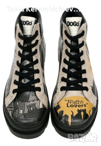 DOGO Night Lovers - Дамски дизайнерски вегански кожени боти, снимка 5 - Дамски боти - 51827216