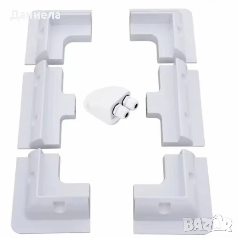 Комплект скоби за монтаж на слънчеви панели – 7 части, ABS ъглови скоби, без пробиване, UV защита, снимка 3 - Други стоки за дома - 50681390