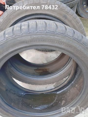 Зимни гуми 225/45/17 - 2 бр, снимка 3 - Гуми и джанти - 52867399
